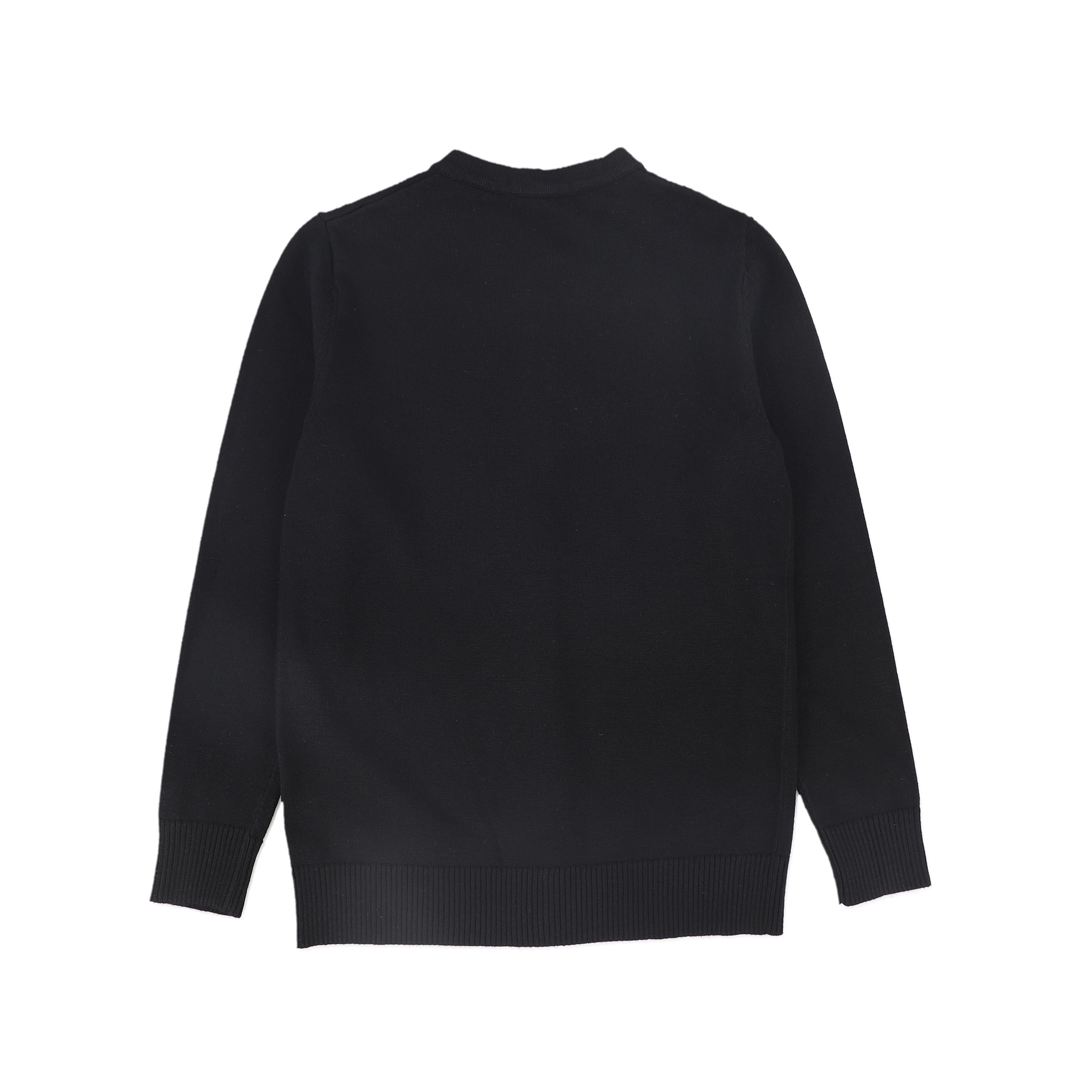 VALENTINA BLACK SCATTERED EMBROIDERY CARDIGAN [FINAL SALE] - Image 2