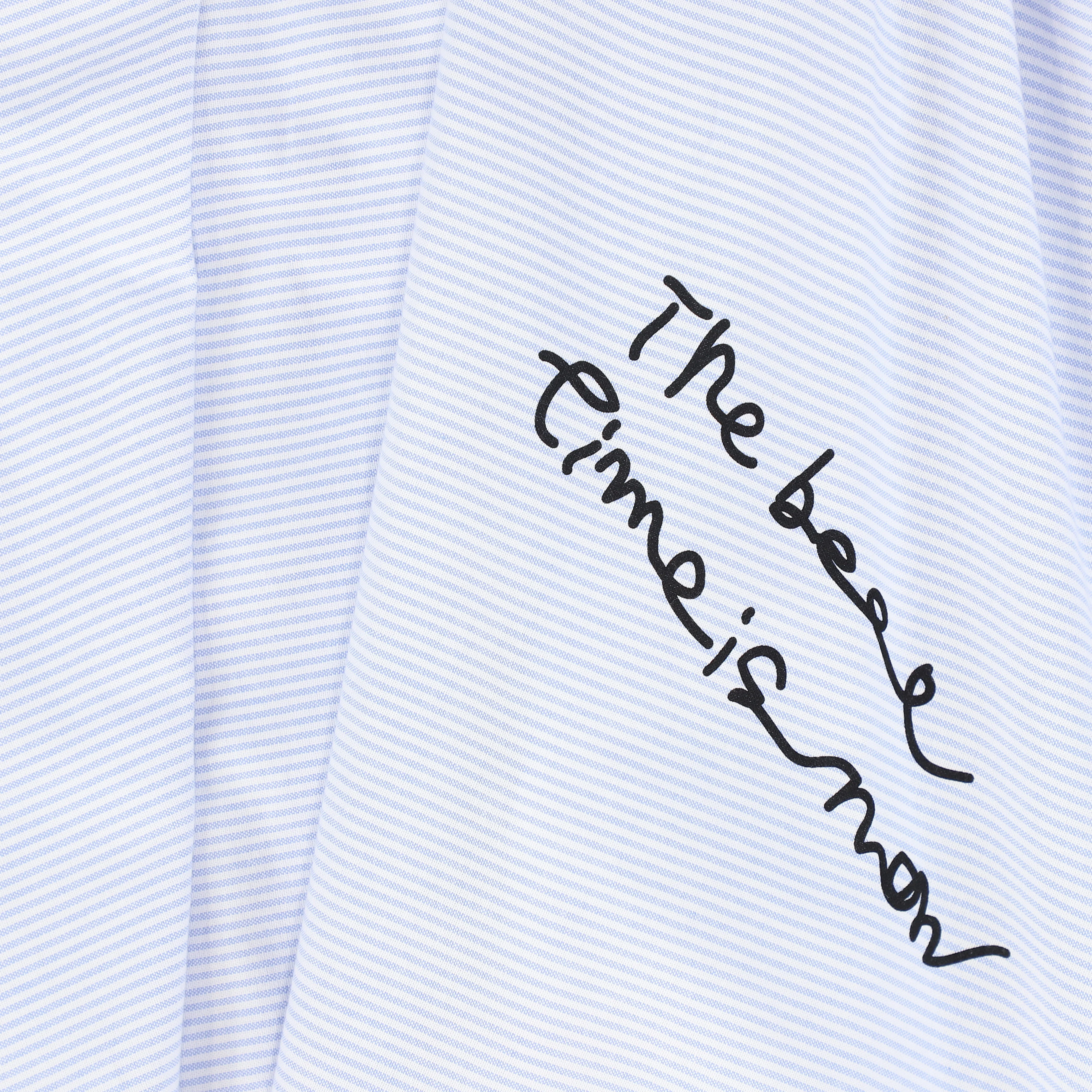 VALENTINA BLUE STRIPE LOGO COLLAR JUMPER [FINAL SALE] - Image 3