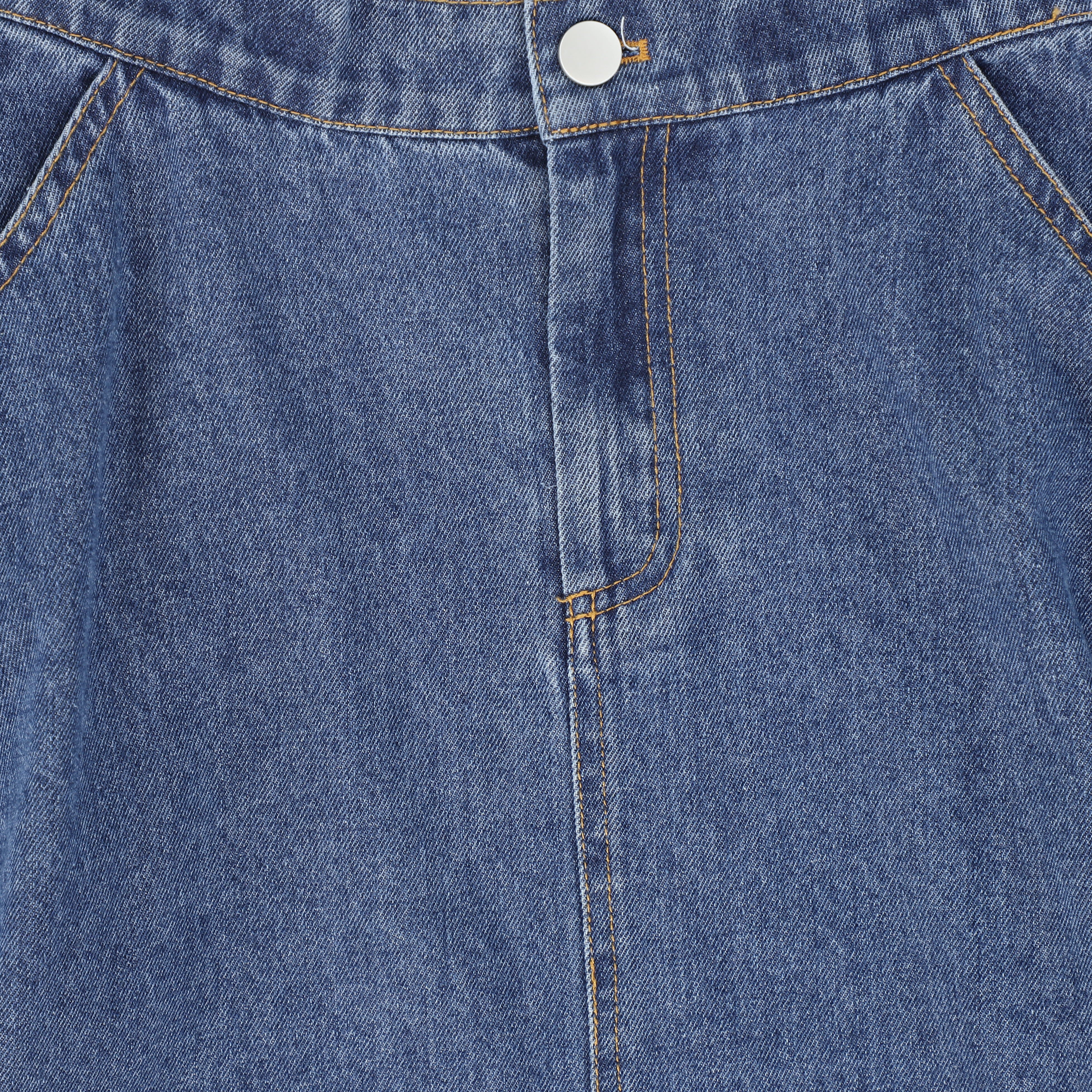 VALENTINA DENIM FLY FRONT SKIRT [FINAL SALE] - Image 3