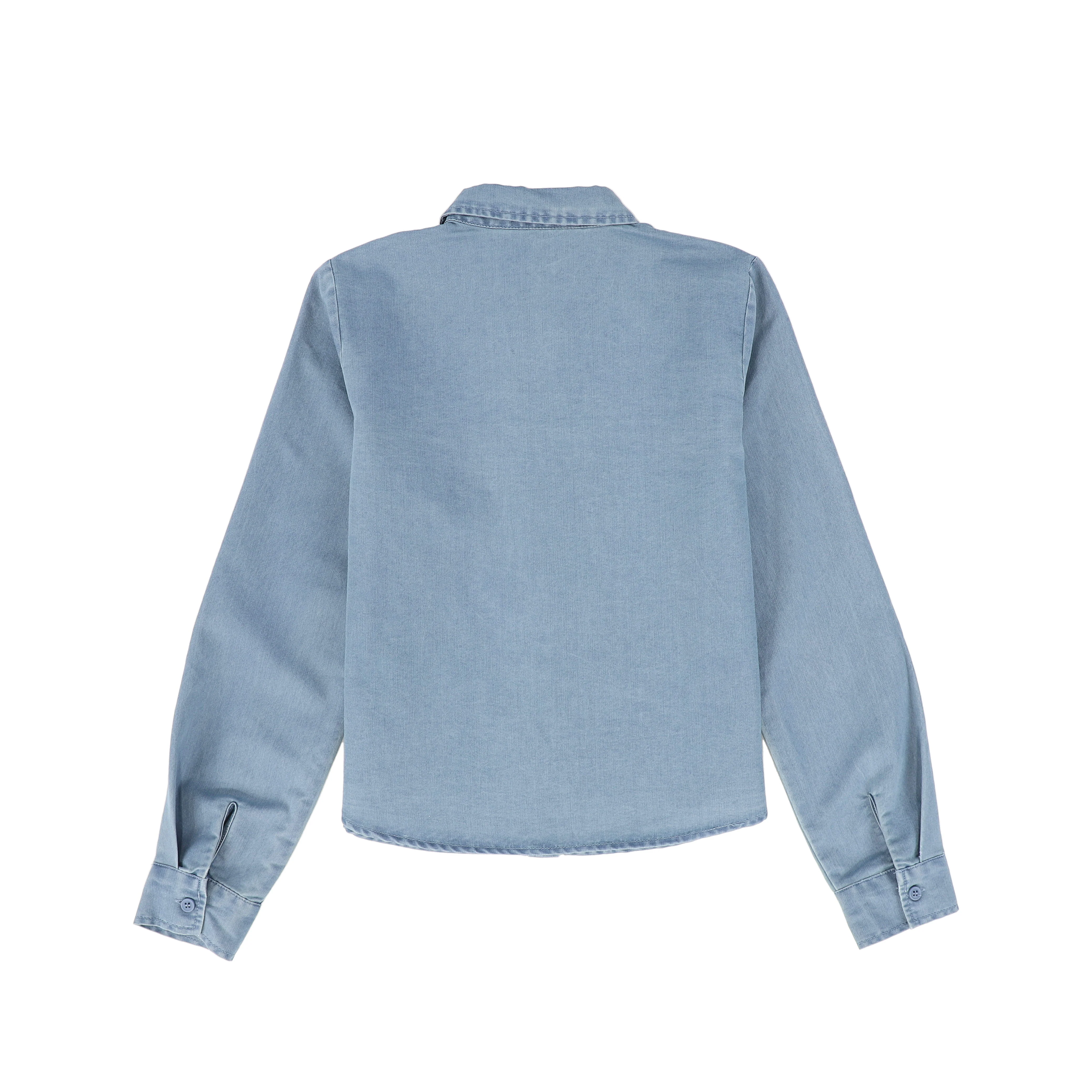 VALENTINA DENIM POCKET BLOUSE [FINAL SALE] - Image 2