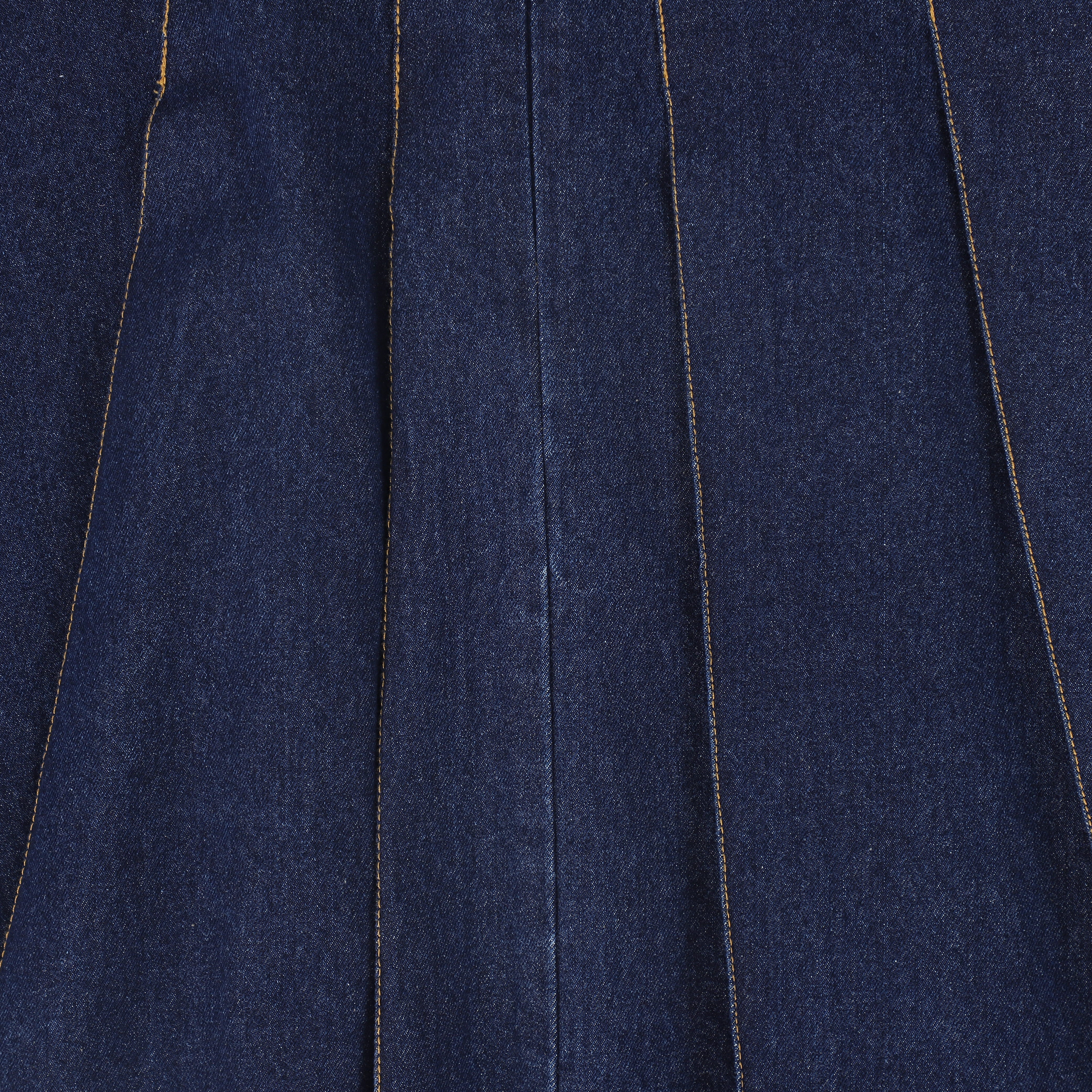 VALENTINA DENIM SEAM PLEAT SKIRT [FINAL SALE] - Image 3