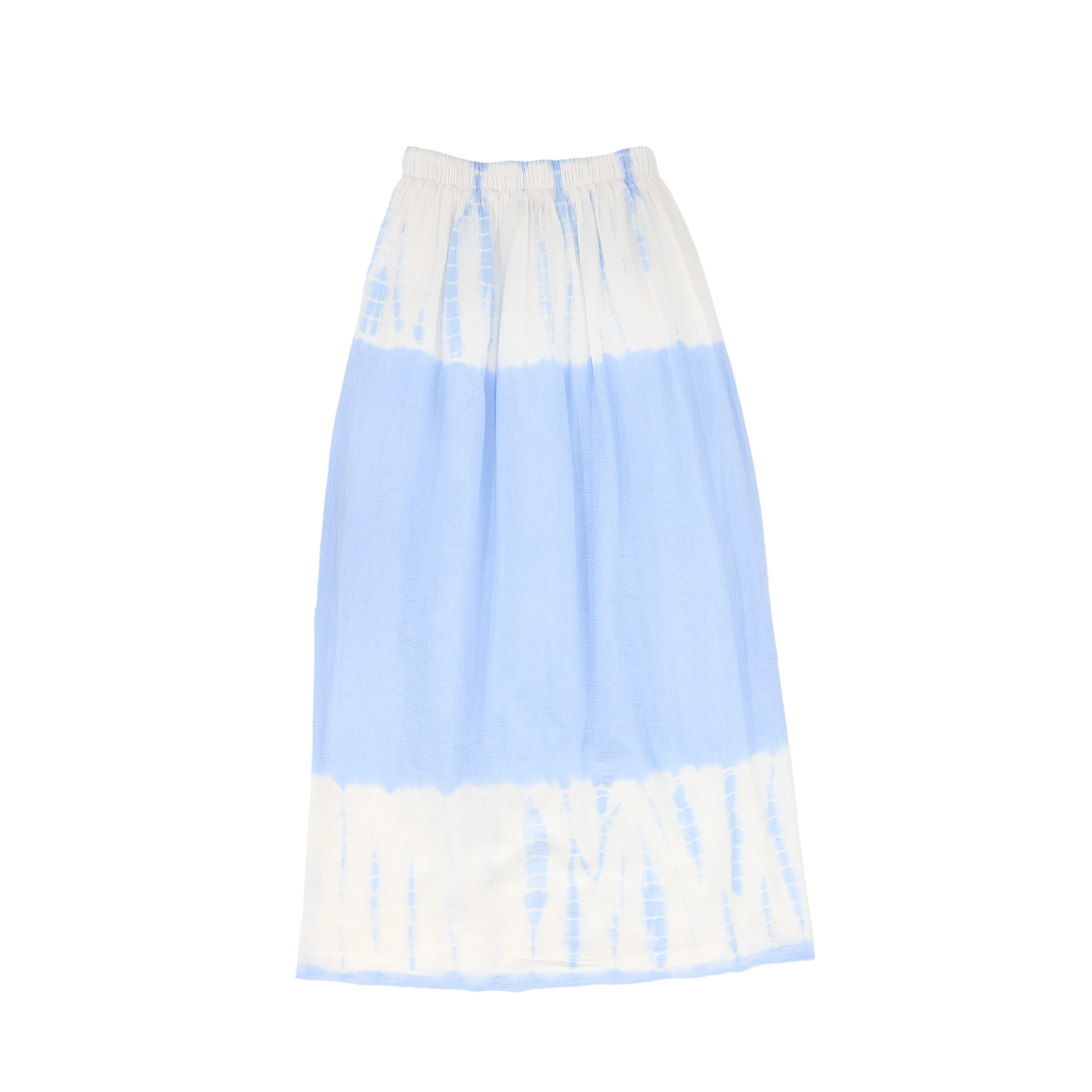 VALENTINA LIGHT BLUE TIE DYE MAXI SKIRT [FINAL SALE] - Image 2