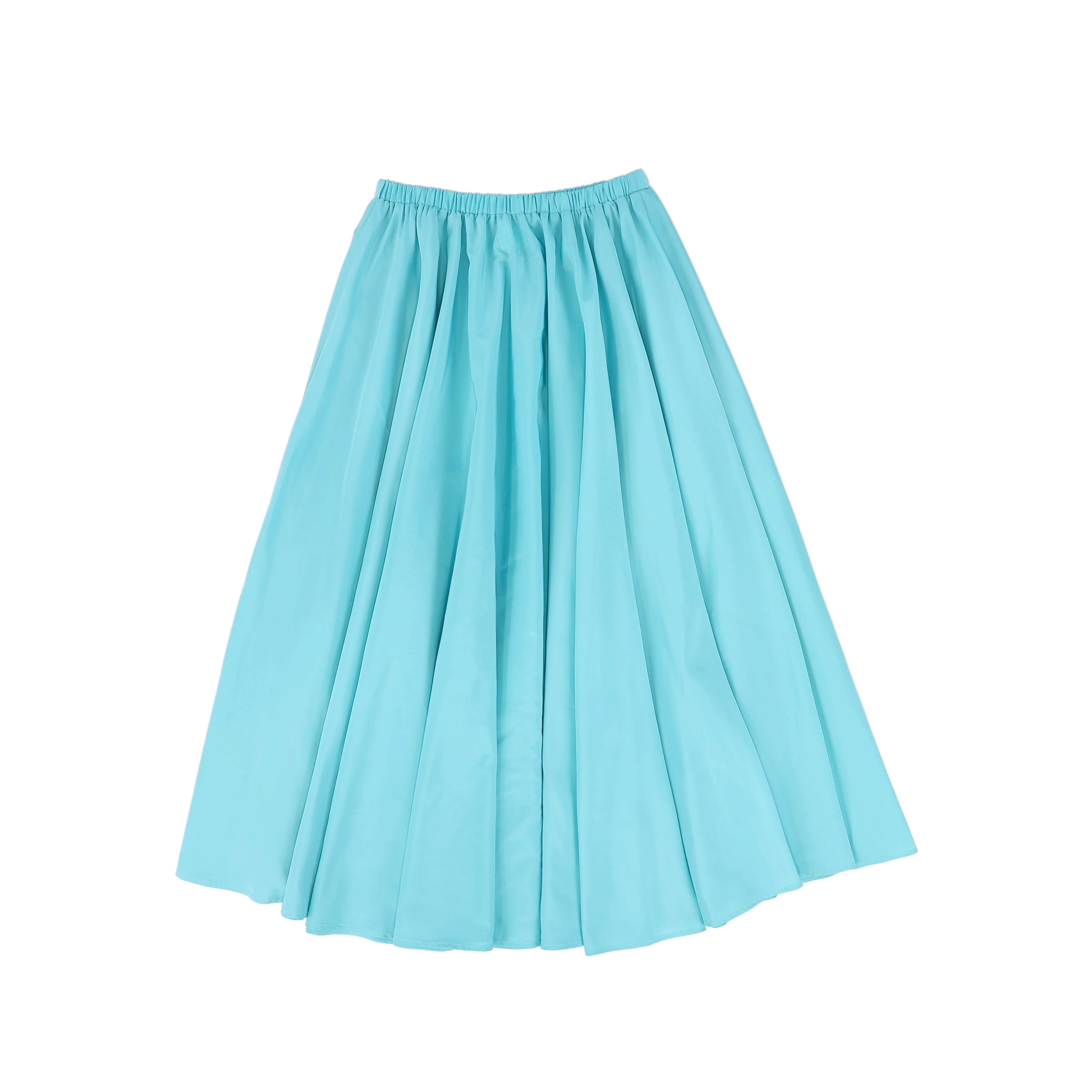 VALENTINA TEAL EMBROIDERED FLOWER SKIRT [FINAL SALE] - Image 2