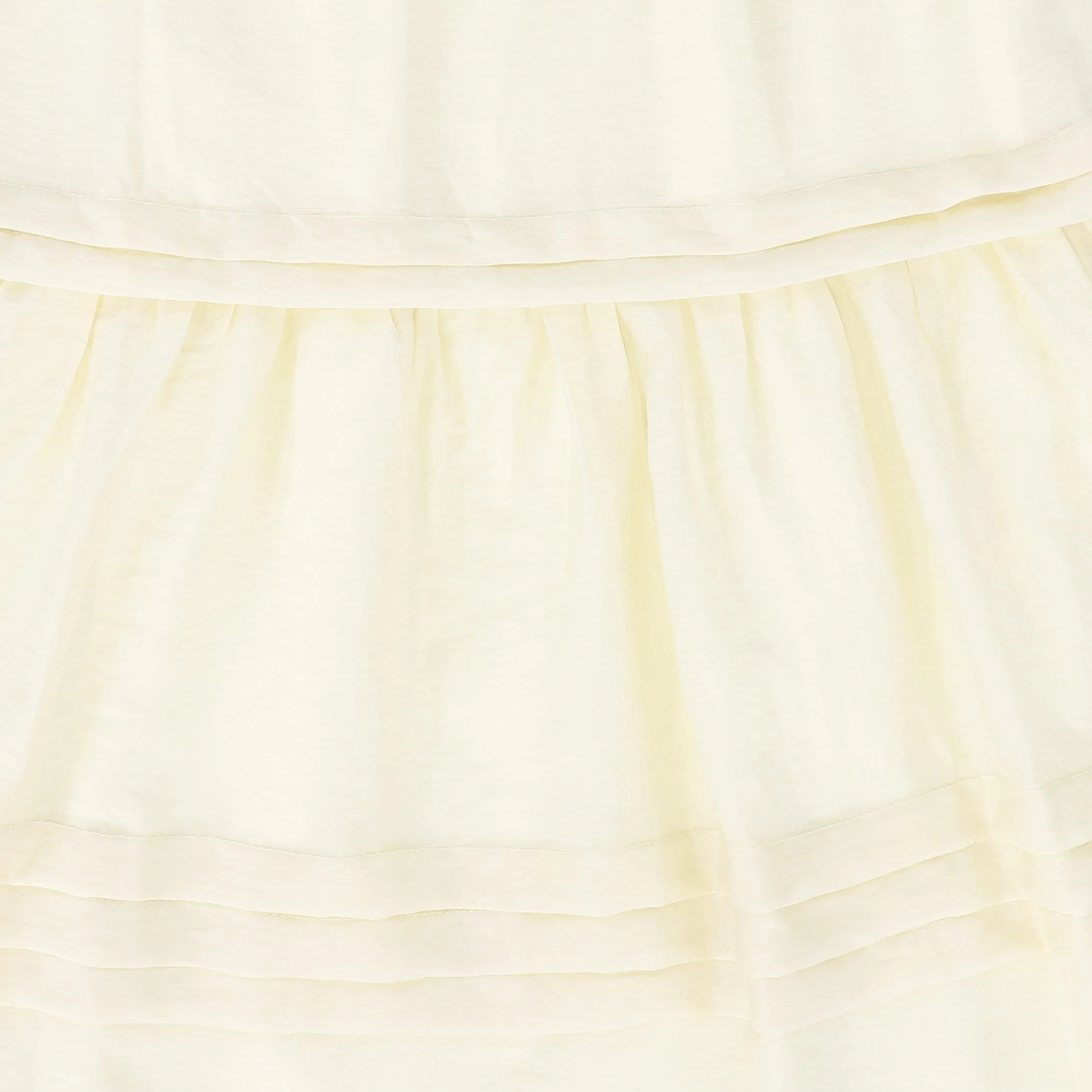 VALENTINA LEMON LAYERED TRIM MAXI SKIRT [FINAL SALE] - Image 3