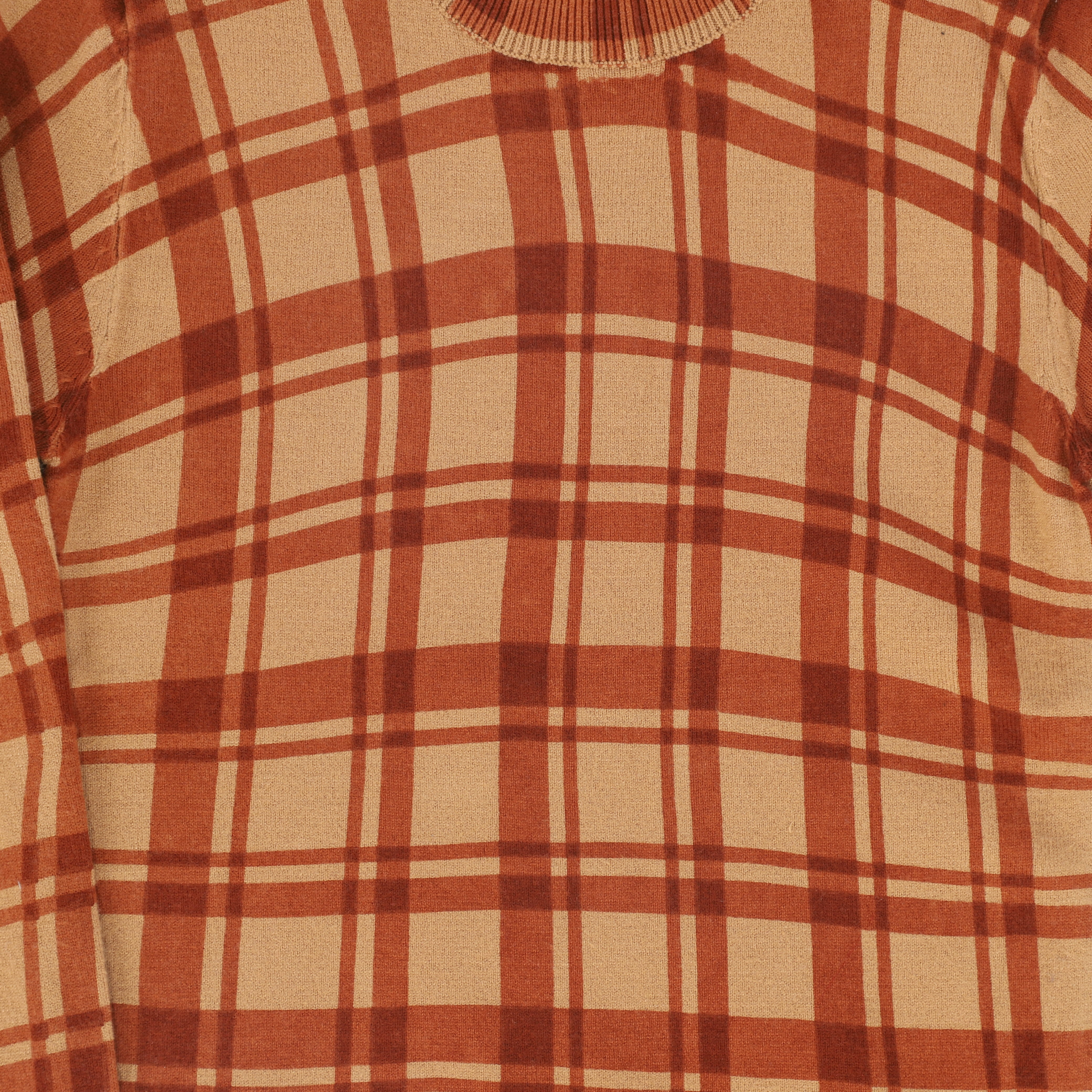 VIBE CAMEL PLAID TURTLENECK [FINAL SALE] - Image 2