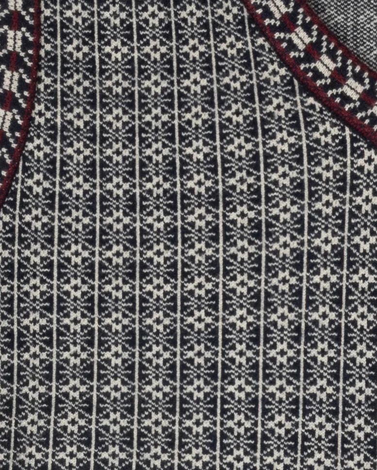 VIBE GREY CHECKED DESIGN KNIT VEST [FINAL SALE] - Image 2