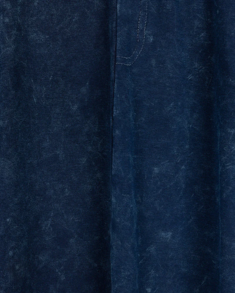 VIBE MID BLUE MINERAL WASH FLYFRONT SKIRT [FINAL SALE] - Image 2