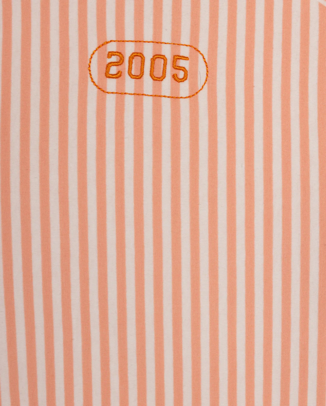 VIBE PINK PINSTRIPED DATE T-SHIRT [FINAL SALE] - Image 2