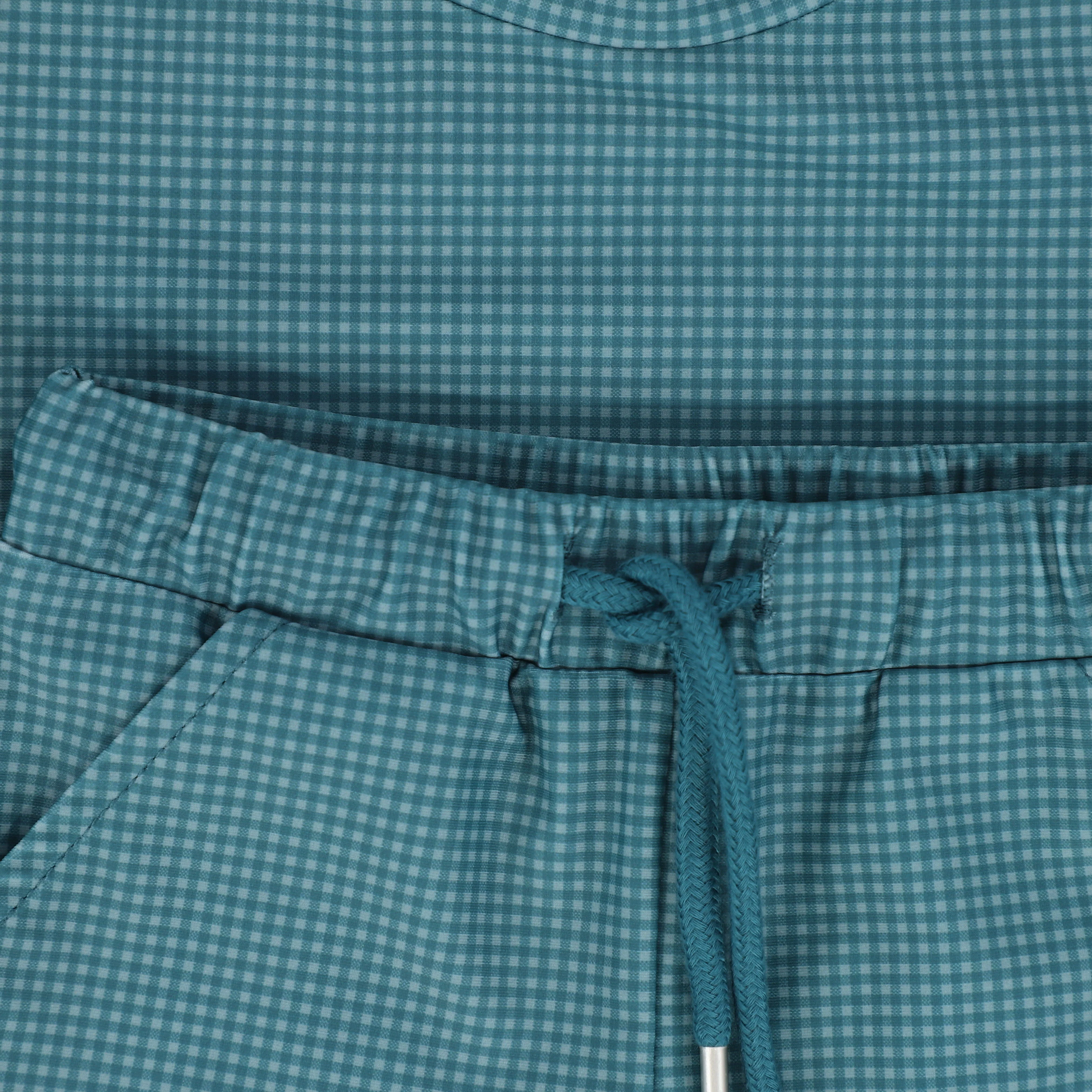 WATER CLUB BLUE CHECKED SHORTS SET - Image 6