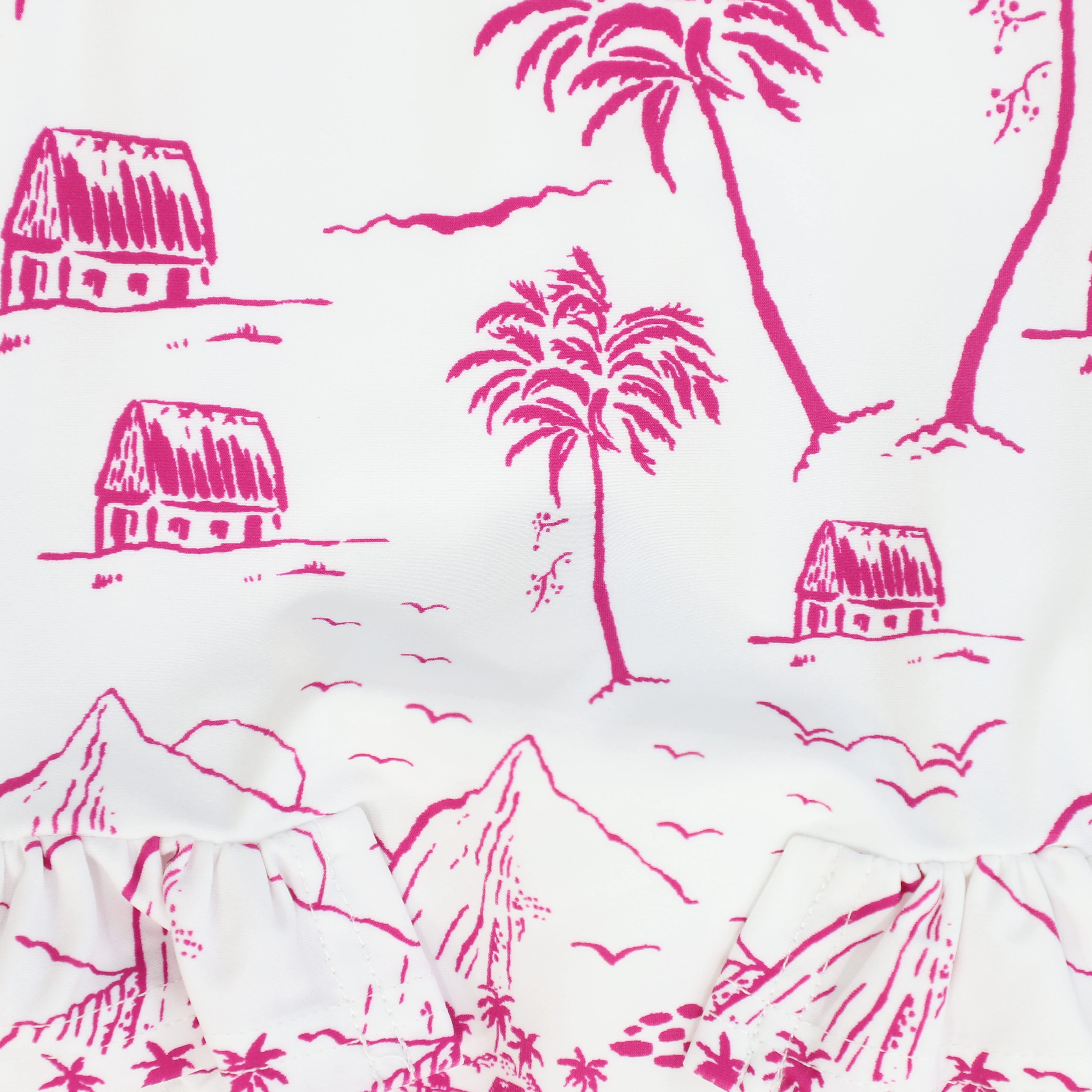 WATER CLUB FUCHSIA PINK TOILE PRINT SWIMSUIT [FINAL SALE] - Image 3