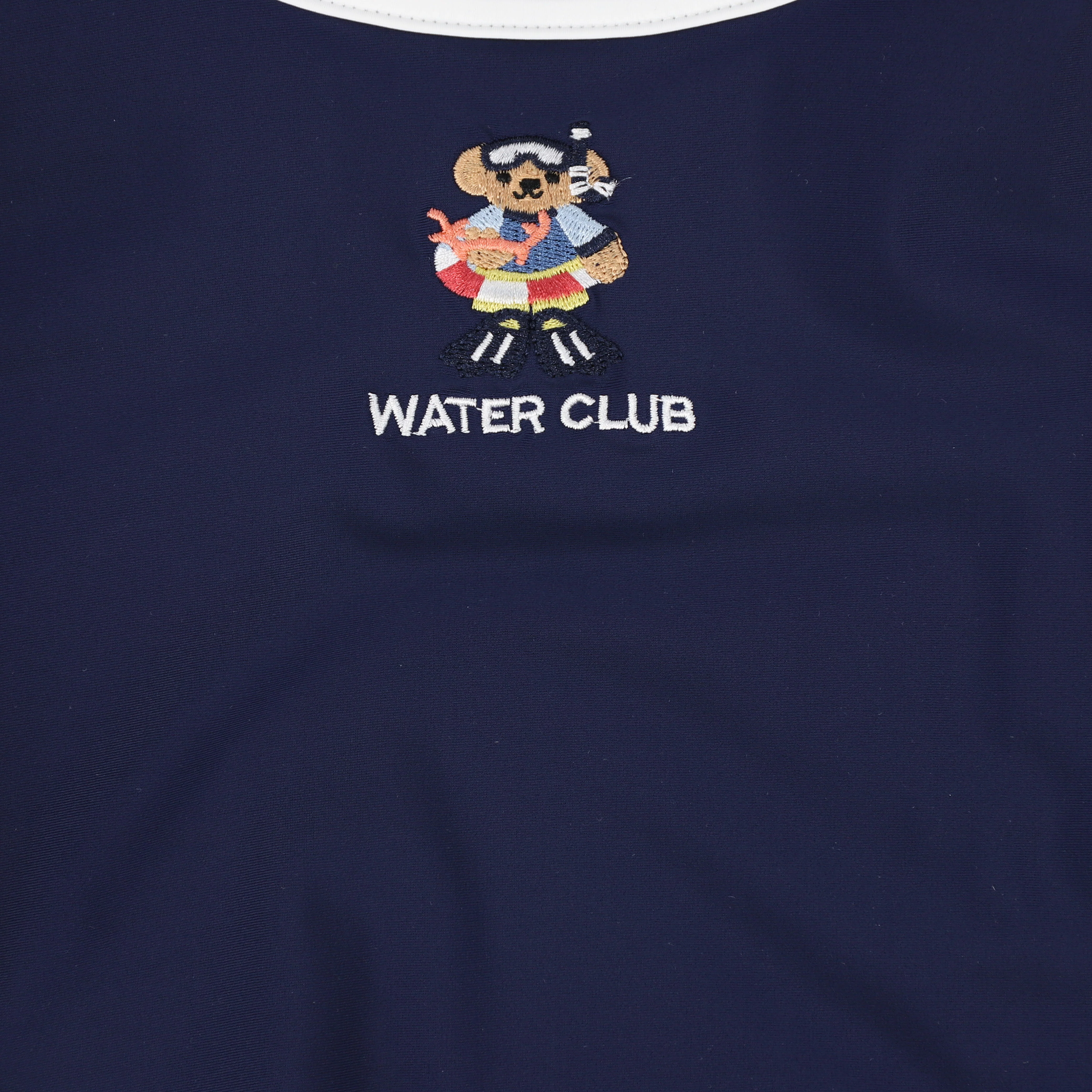 WATER CLUB NAVY EMBROIDERED PATCH SWIMSUIT - Image 3